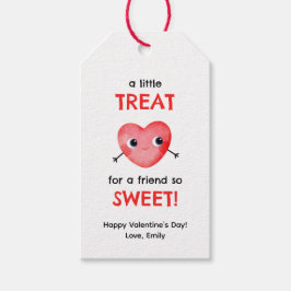 Etiqueta Para Presente Um pequeno presente para um amigo tão doce coração