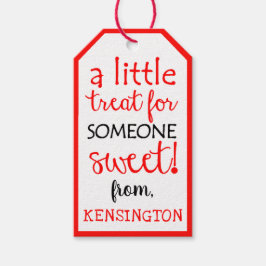 Etiqueta Para Presente Um Pequeno Tratamento Para Alguém Doce Dia de os n