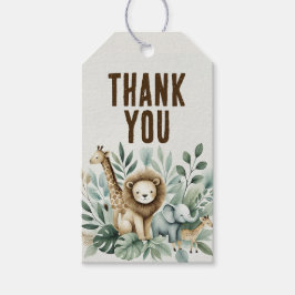 Etiqueta Para Presente Um Pouco Selvagem