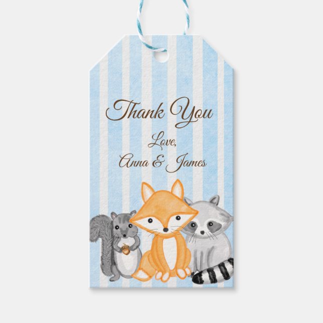 Etiqueta Para Presente Um presente para você | Florestas Ameaçadas (Frente)