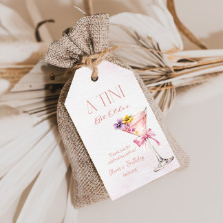 Etiqueta Para Presente Um Tini Pouco Mais Velho Martini 30º Aniversário A