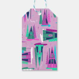 Etiqueta Para Presente Uma etiqueta de presente de feriado de quadro