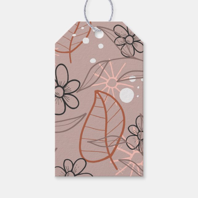 Etiqueta Para Presente Uma Flor Whimsic e Deixa Impressão (Frente)