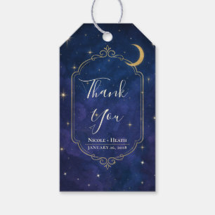 Etiqueta Para Presente Uma Noite Entre As Estrelas Céu Celestial Casament