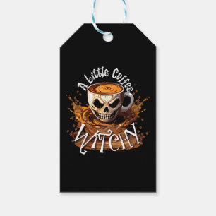 Etiqueta Para Presente Uma Pequena Café Bruxa