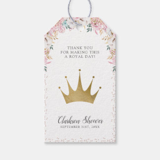 Etiqueta Para Presente Uma Princesa Pequena