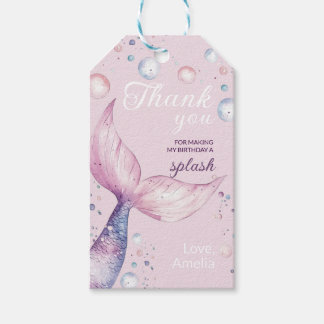Etiqueta Para Presente Under the Sea Mermaid Birthday Party