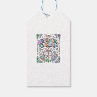 Etiqueta Para Presente Unicorn Bunnycorn Garden Kawaii Typography Design_