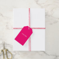 "Unicorn" - cor-de-rosa-quente minimalista