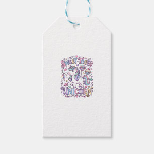 Etiqueta Para Presente Unicorn Sweet Tooth Unicorn Design de Merch Origin