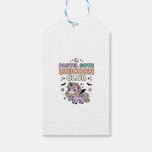 Etiqueta Para Presente Unicórnio Pastel Goth Unicórnio Clube Gráfico Mode