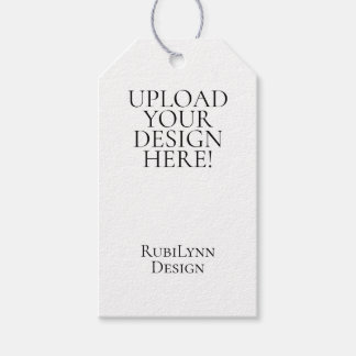 Etiqueta Para Presente Upload Your Design Here Custom Gift Tag