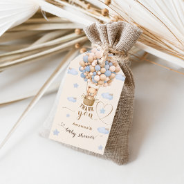 Etiqueta Para Presente Ursa Urso Mal Espera Menino Chuva Obrigado