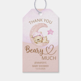 Etiqueta Para Presente Ursinho bebê bebê urso Teddy Muito obrigado