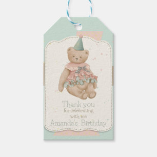 Etiqueta Para Presente Urso Candy Cute