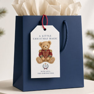 Etiqueta Para Presente Urso de pelúcia quebra-nozes Presente de Natal per