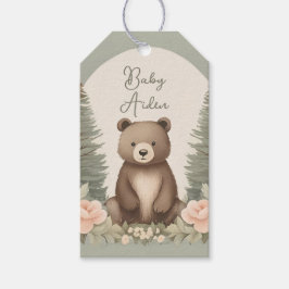 Etiqueta Para Presente Urso Florestal da Madeira