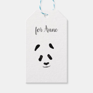 Etiqueta Para Presente Urso Panda Bonito