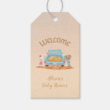 Ursos de outono aboborinhas em caminhão personaliz