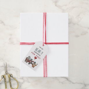 Etiqueta Para Presente Ursos no Amor Dia de os namorados de Aquarela