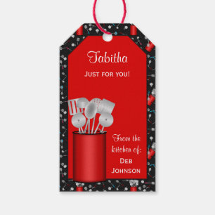 Etiqueta Para Presente Utensílios de cozinha, MODELO de TAG/GIFT TAG de