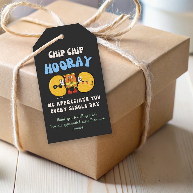 Etiqueta Para Presente Valorização do Funcionarios Voluntário do Professo (Fun Teacher Volunteer Staff Appreciation Gift Tags)