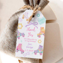 Vamos Rolar Patins de Roda Rétro Aniversário Obrig