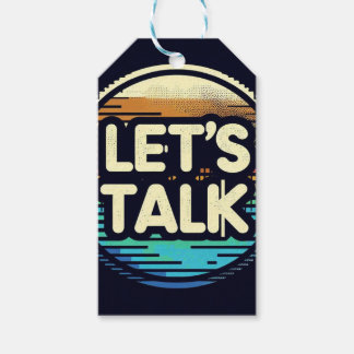 Etiqueta Para Presente Vamos Talk
