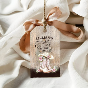 Etiqueta Para Presente Vaqueira Boho Floral Ocidental Roteiro