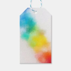 Etiqueta Para Presente Vazio Moderno de Modelo Personalizado Vermelho Cor