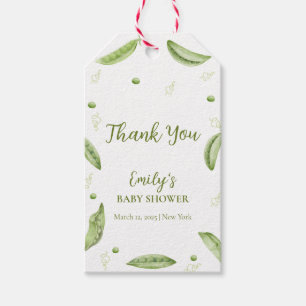 Etiqueta Para Presente Veggie Sweet Pea Em Chá de fraldas De Pod