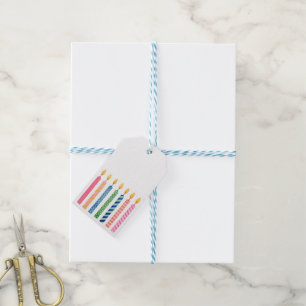 Etiqueta Para Presente Velas Artesanais de Aniversário Celebração