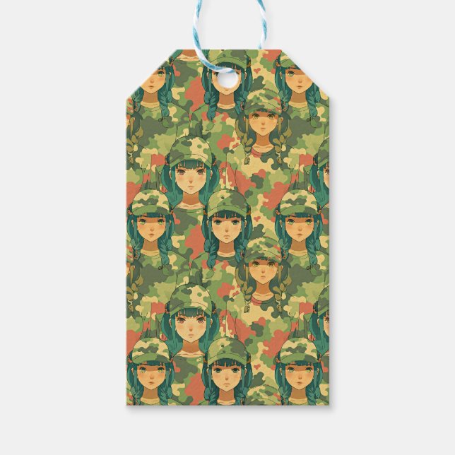 Etiqueta Para Presente veleiro com velas de escarlate padrão aquoso (Frente)