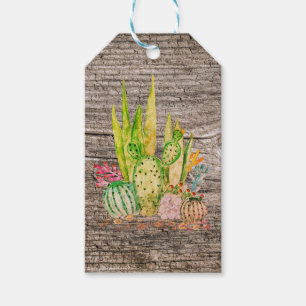 Etiqueta Para Presente Velhas tábuas de madeira