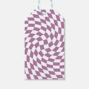 Etiqueta Para Presente Verificação de Coleção de Casamentos Roxos Lilac V