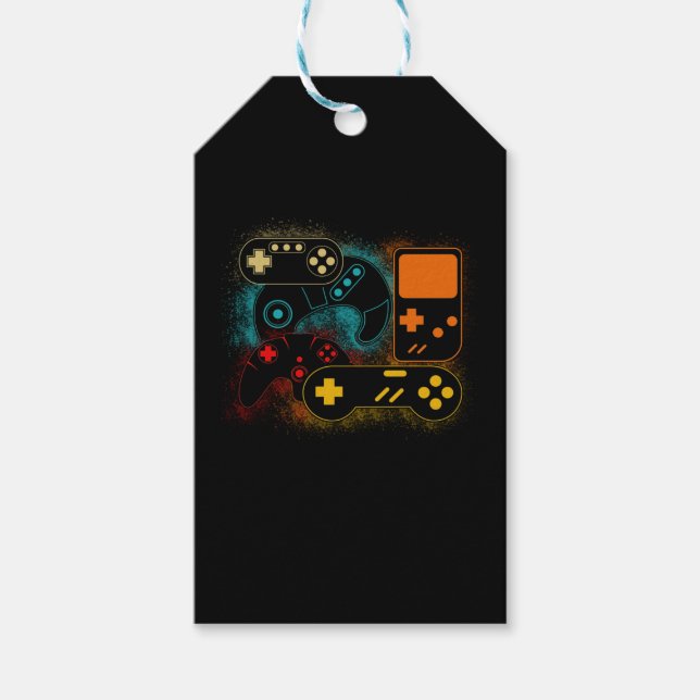 Etiqueta Para Presente Video Game Controller (Frente)