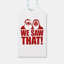 Etiqueta Para Presente VIMOS ISSO! Papais noeis e Jesus estão sempre assi