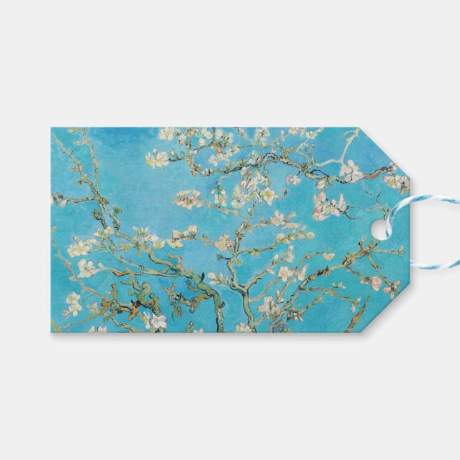 Etiqueta Para Presente Vincent van Gogh - Almond Blossom (Frente (horizontal))