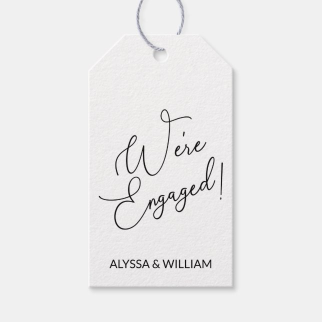 Etiqueta Para Presente Vinheta (Frente)