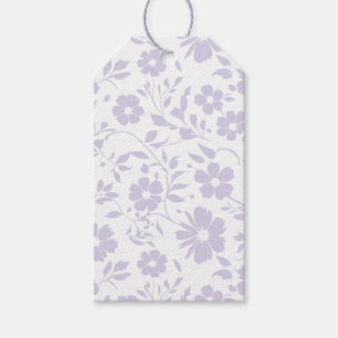 Etiqueta Para Presente Vintage Bloom Poeira Lavanda - Neutro