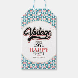 Etiqueta Para Presente Vintage desde - 1971