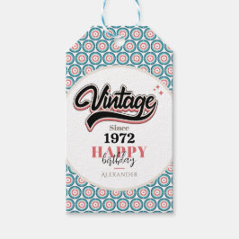 Etiqueta Para Presente Vintage desde - 1972