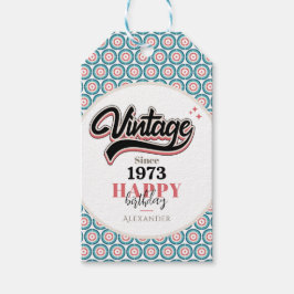 Etiqueta Para Presente Vintage desde - 1973
