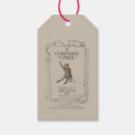 Etiqueta Para Presente Vintage Dickens A Christmas Carol Gift Tag