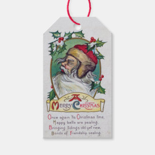 Etiqueta Para Presente Vintage Gnomo Christmas