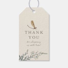 Etiqueta Para Presente Vintage Little Love Bug Baby Shower Thank you