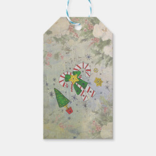 Etiqueta Para Presente Vintage natal