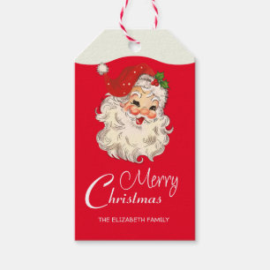 Etiqueta Para Presente Vintage Retro Jolly Papai Noel Natal