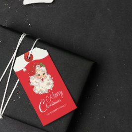 Etiqueta Para Presente Vintage Retro Jolly Papai Noel Natal