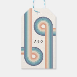 Etiqueta Para Presente Vintage Retro Old Style 70s Convite para Casamento